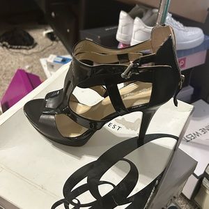 Open toe heel